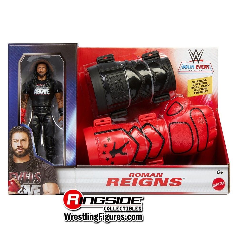 Mattel WWE Roman Reigns Main Event Role Play Set  Action Figure